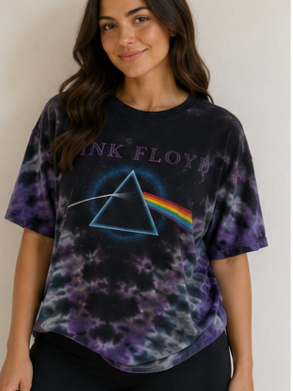 Gildan Purple Tie-Dye Graphic T-Shirt